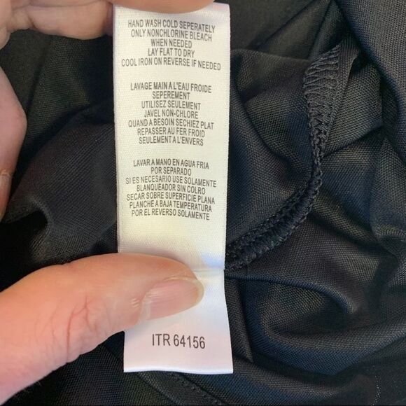 BCBGMAXAZRIA Black ruched pleated sleeveless dress size XXS - Picture 9 of 15